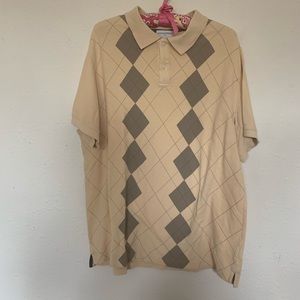 Banana republic argyle polo shirt 👕